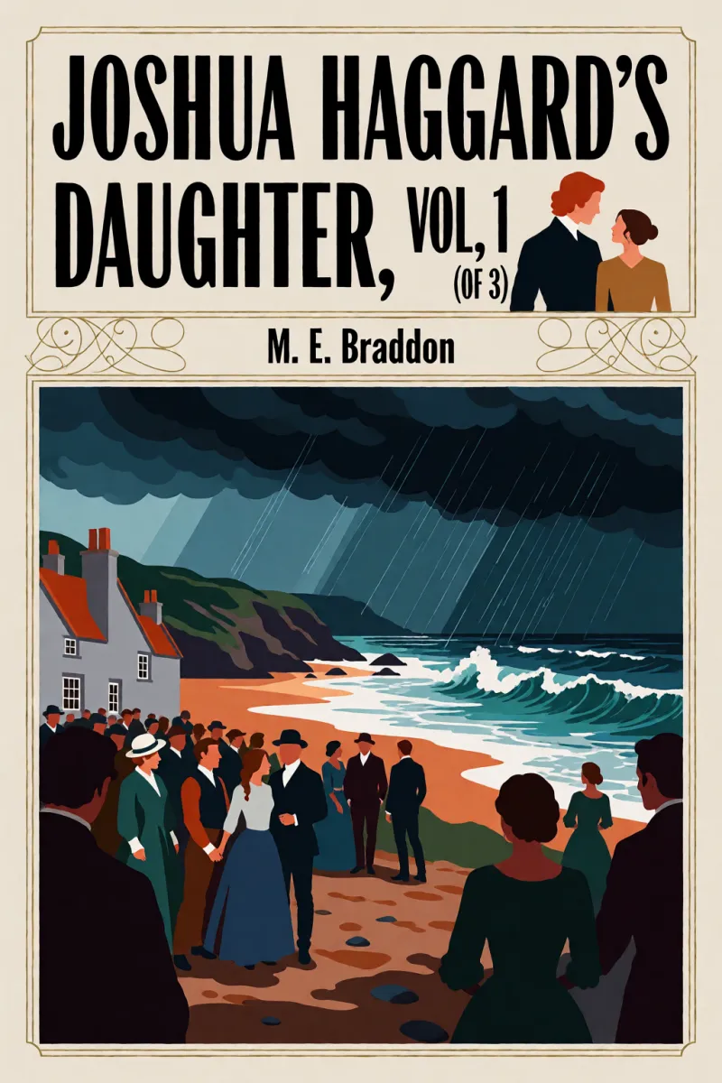 Cover of Joshua Haggard's daughter, Vol. 1 (of 3) by M. E. Braddon