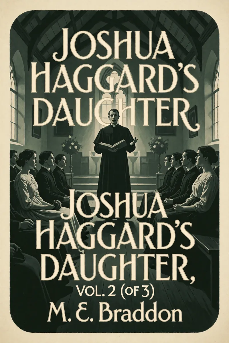 Cover of Joshua Haggard's daughter, Vol. 2 (of 3) by M. E. Braddon
