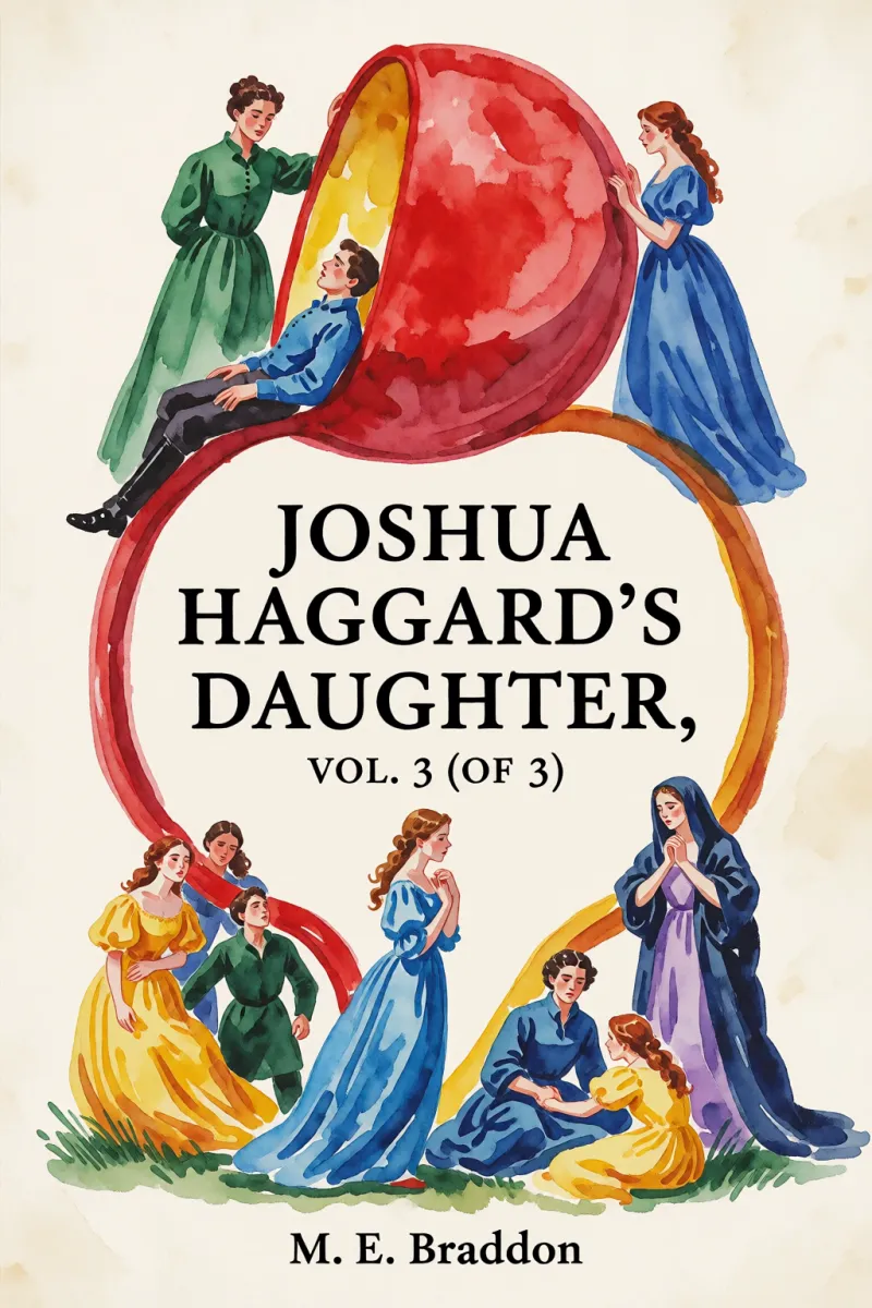 Cover of Joshua Haggard's daughter, Vol. 3 (of 3) by M. E. Braddon