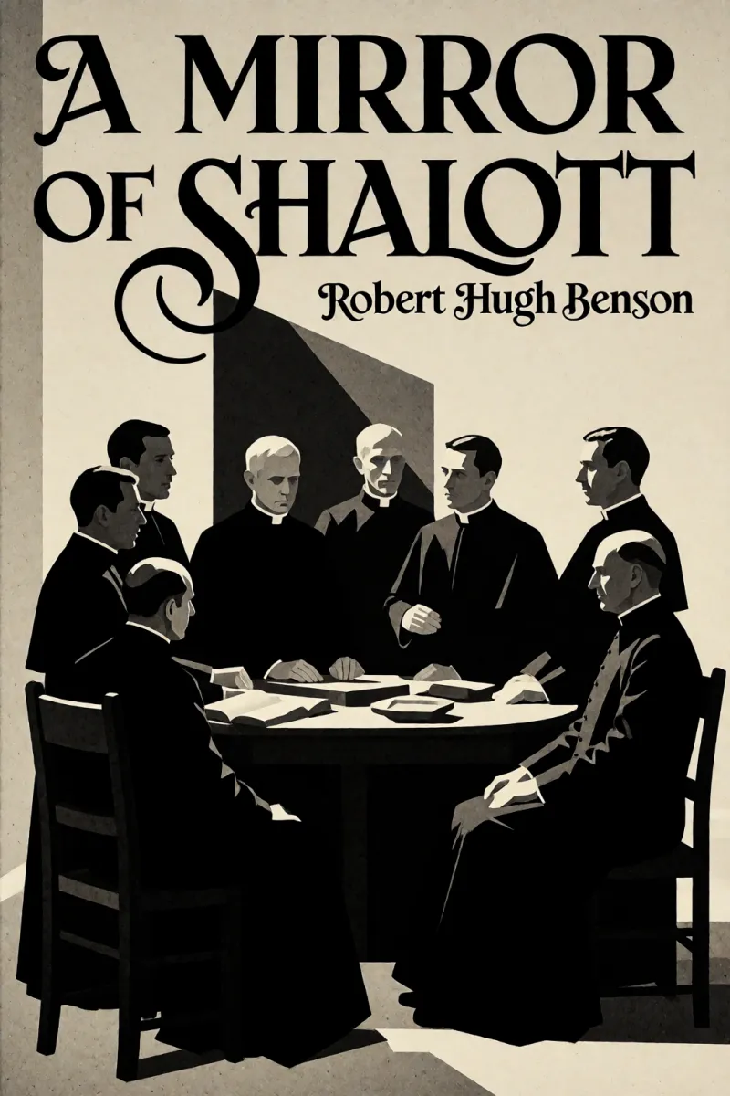 Cover of A mirror of Shalott by Robert Hugh Benson