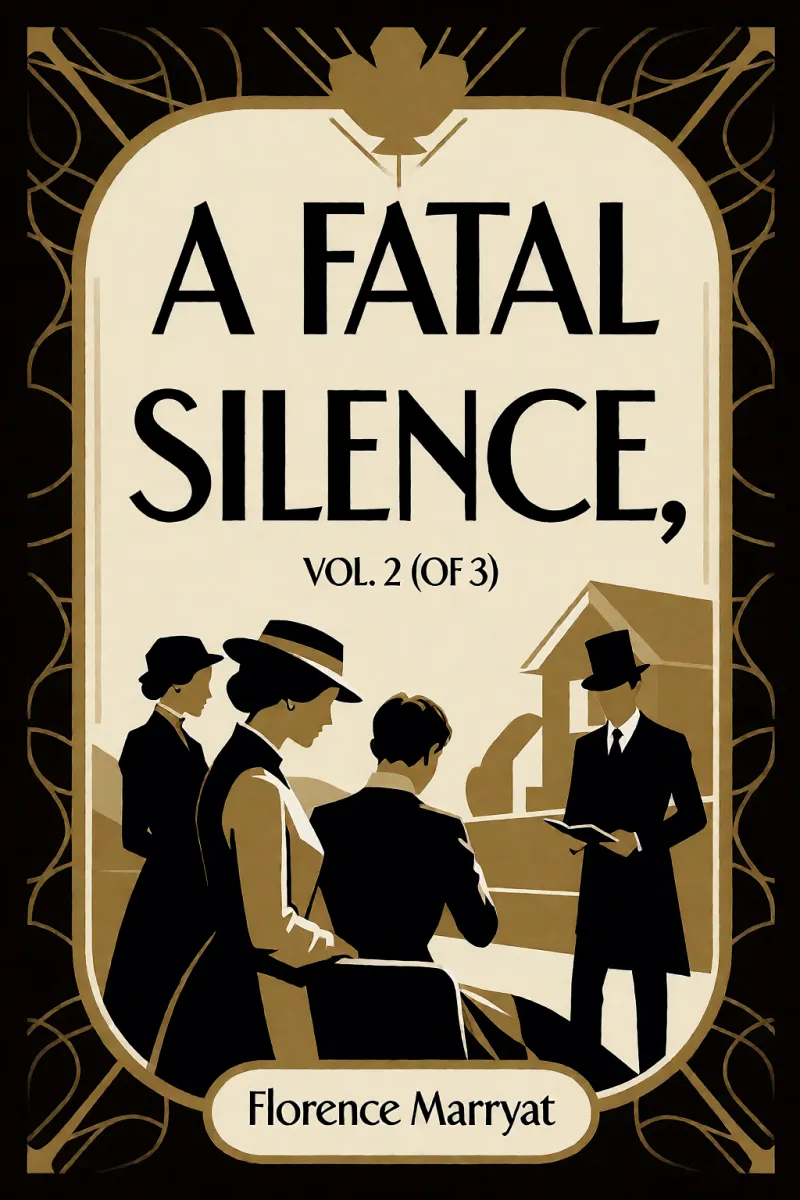 Cover of A fatal silence, vol. 2 (of 3) by Florence Marryat