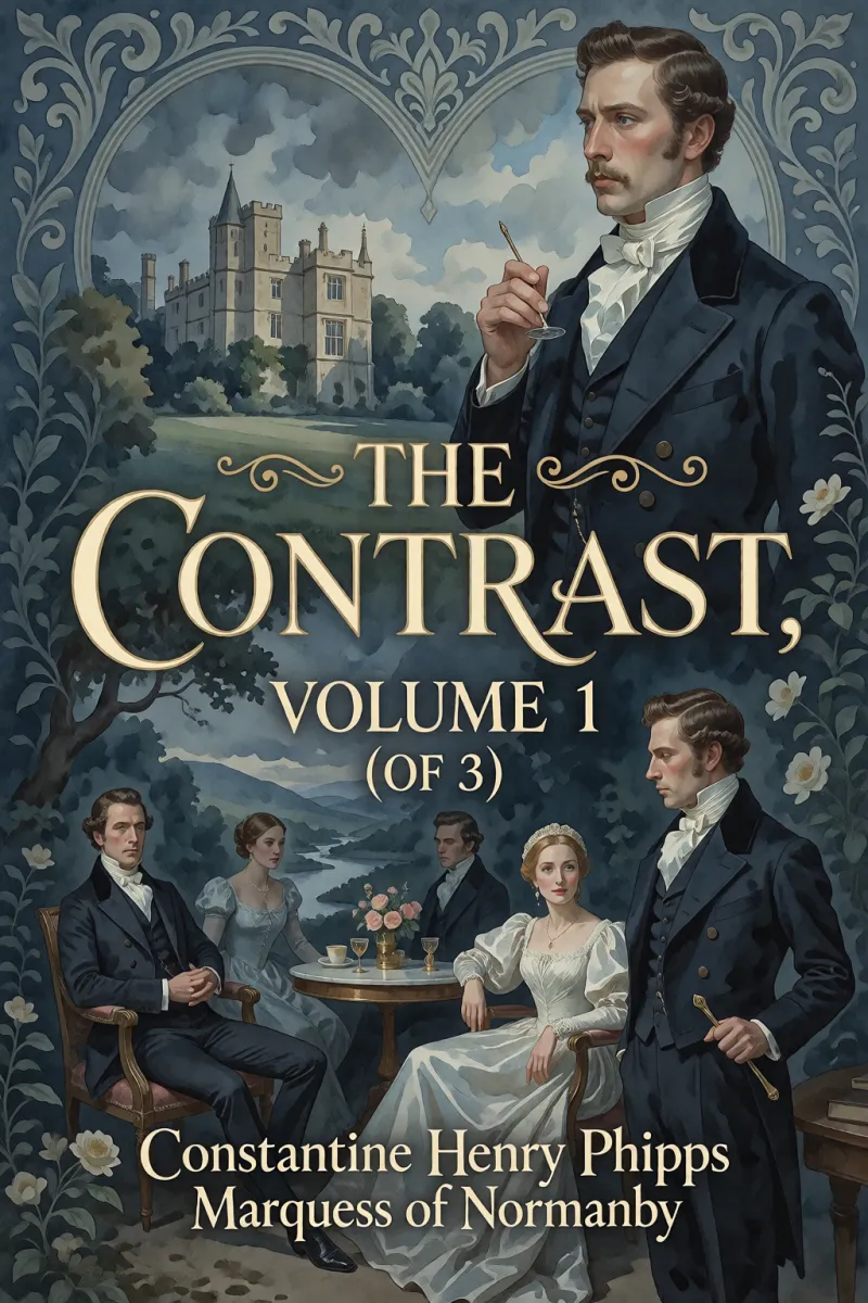 Cover of The contrast, Volume 1 (of 3) by Constantine Henry Phipps Marquess of Normanby