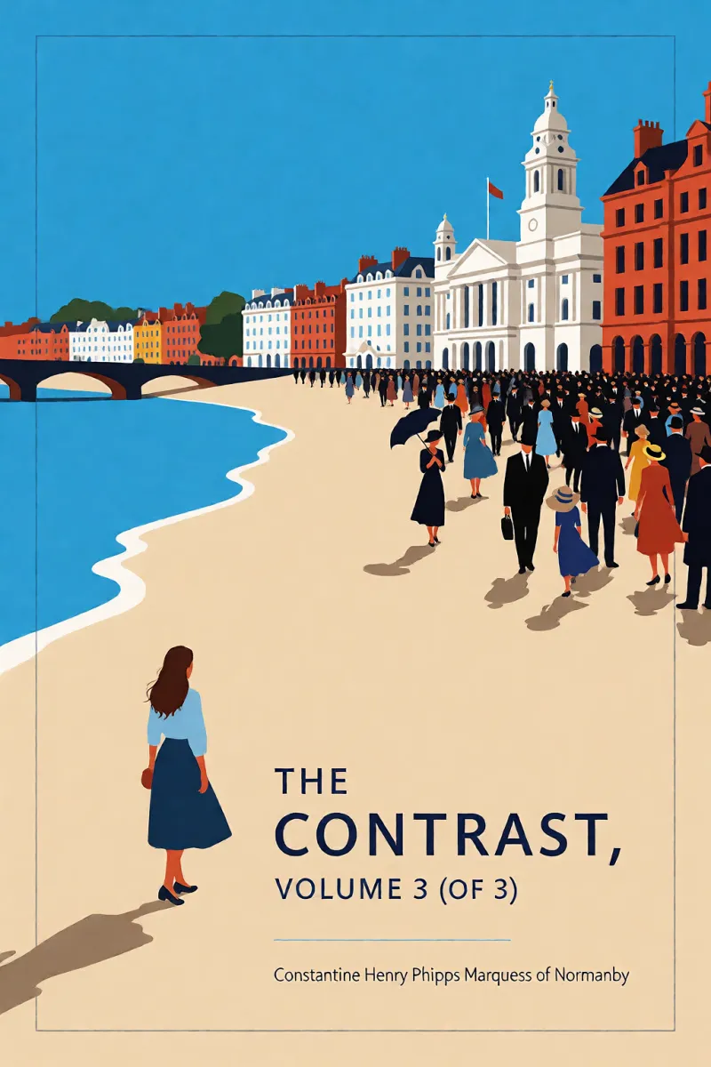 Cover of The contrast, Volume 3 (of 3) by Constantine Henry Phipps Marquess of Normanby