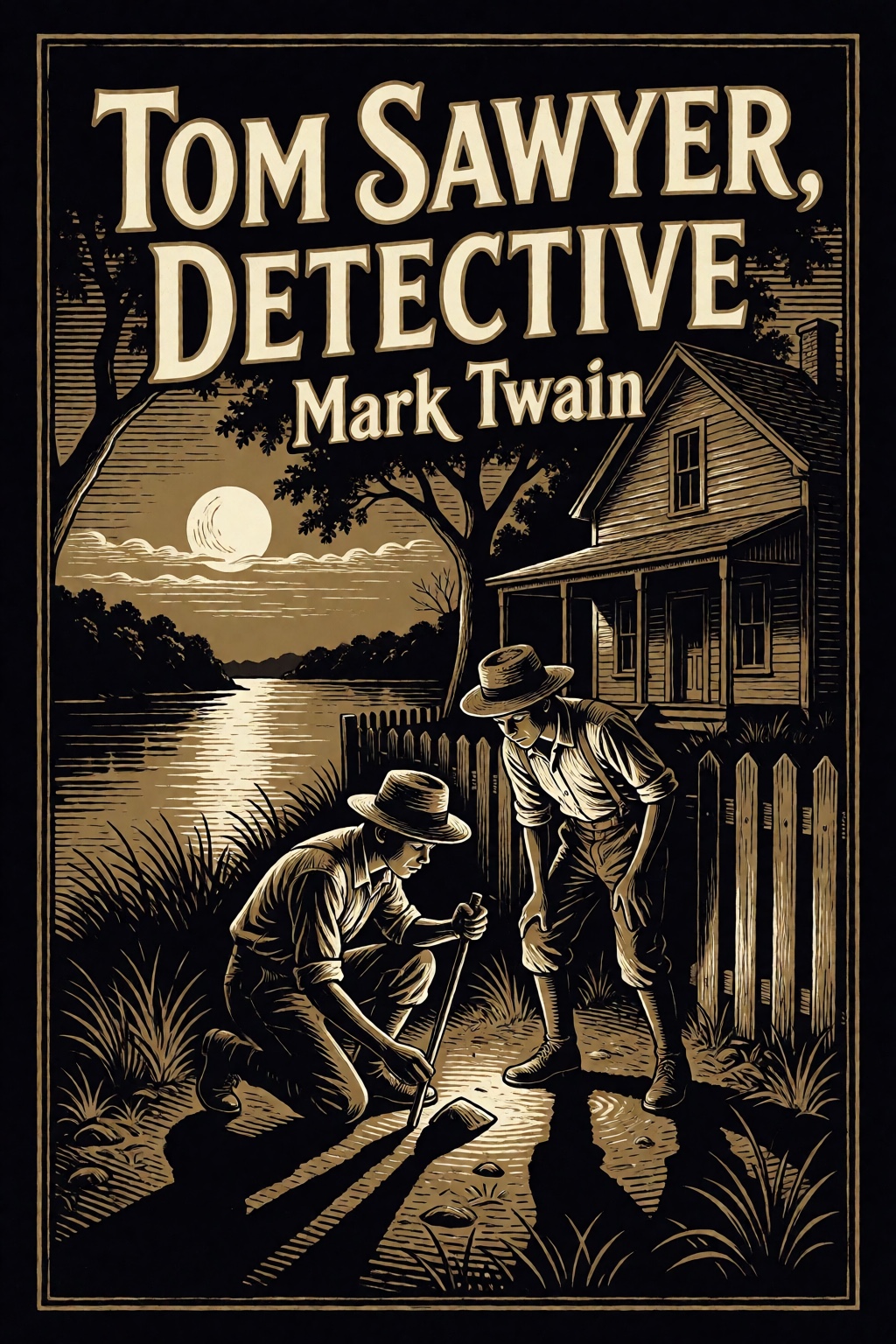 Cover of Tom Sawyer, Detective by Mark Twain