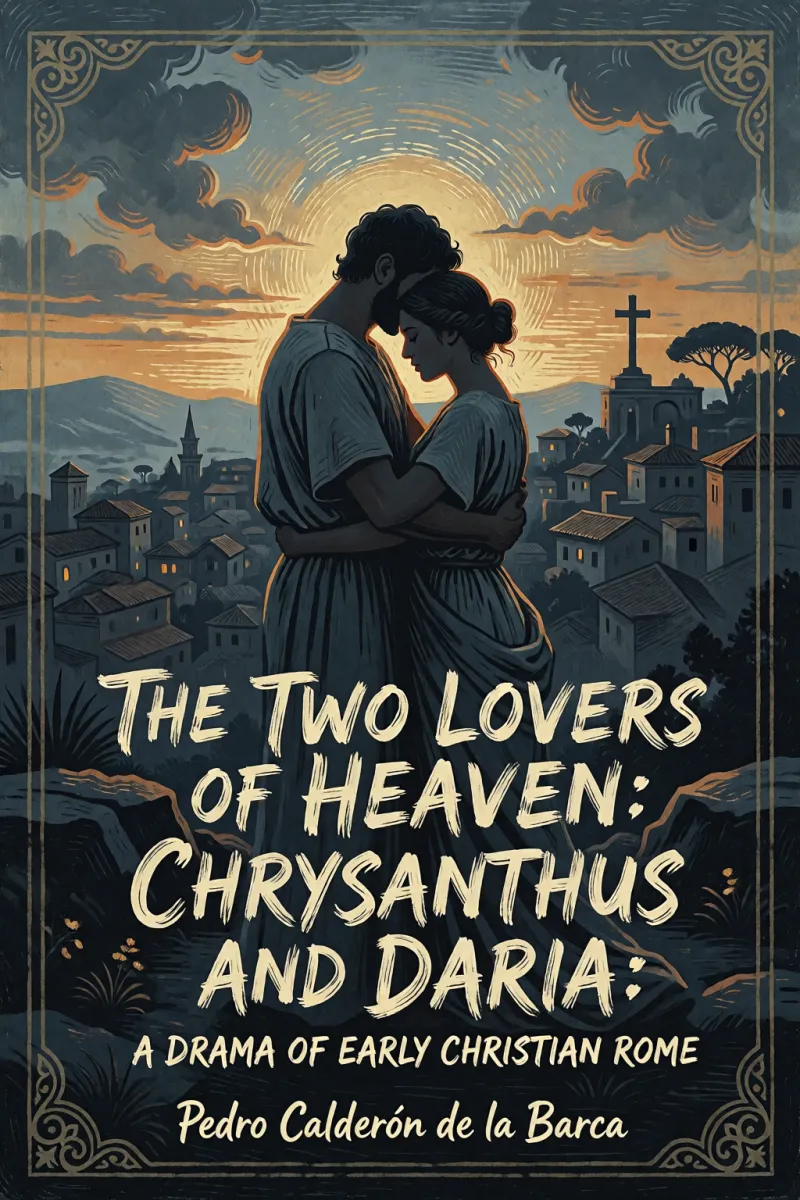 Cover of The Two Lovers of Heaven: Chrysanthus and Daria: A Drama of Early Christian Rome by Pedro Calderón de la Barca
