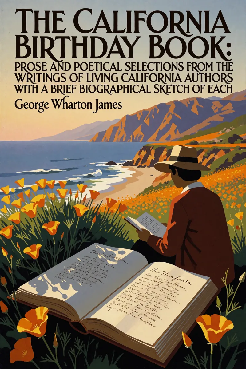 Cover of The California Birthday Book: Prose and Poetical Selections from the Writings of Living California Authors with a Brief Biographical Sketch of each by George Wharton James