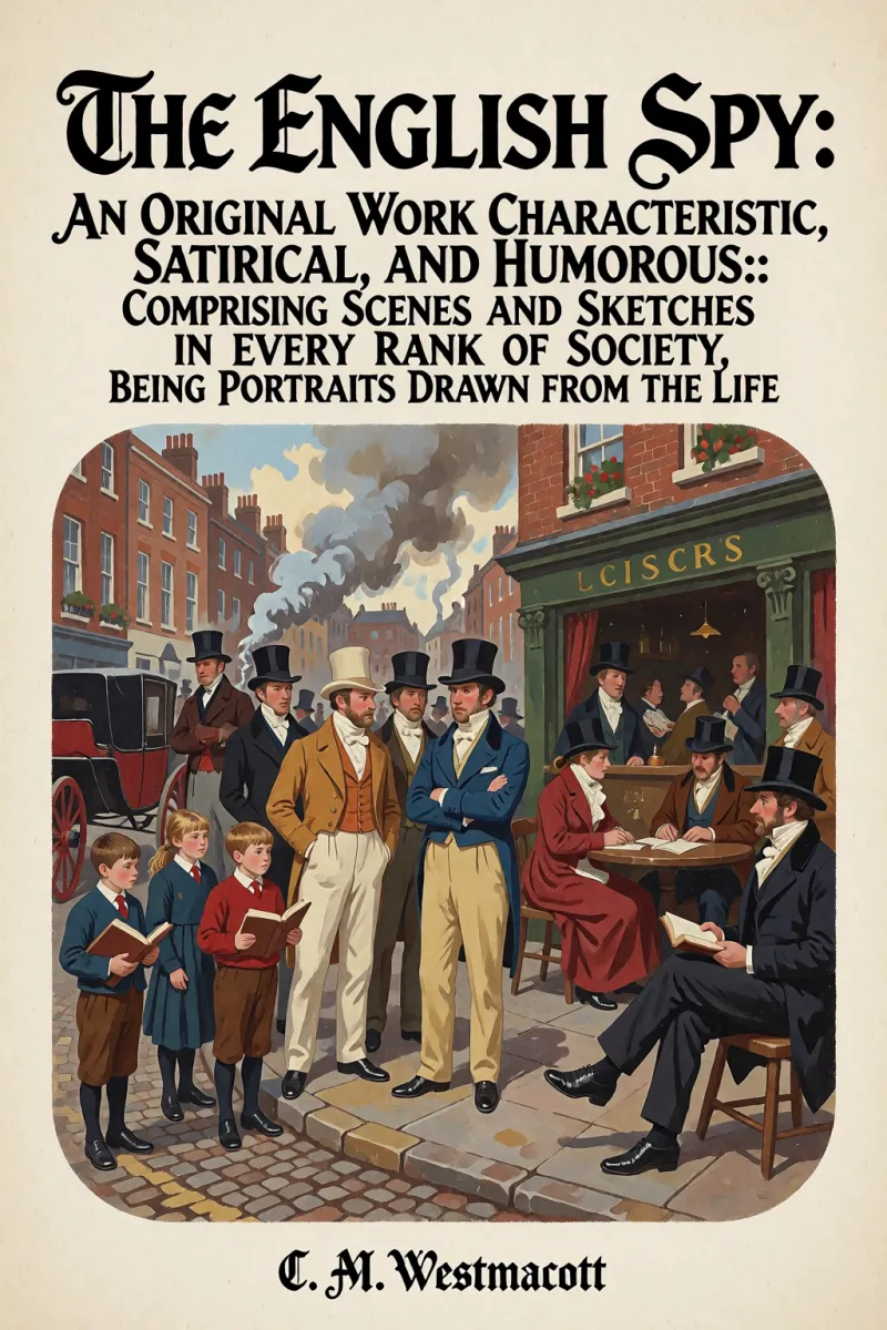 Cover of The English Spy: An Original Work Characteristic, Satirical, And Humorous.: Comprising Scenes And Sketches In Every Rank Of Society, Being Portraits Drawn From The Life by C. M. Westmacott