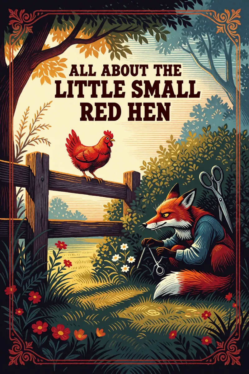 Cover of All About the Little Small Red Hen by Anonymous