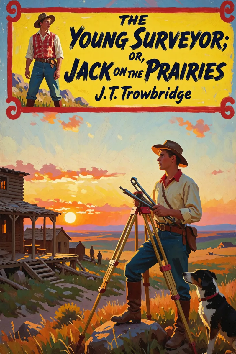 Cover of The Young Surveyor; Or, Jack on the Prairies by J. T. Trowbridge