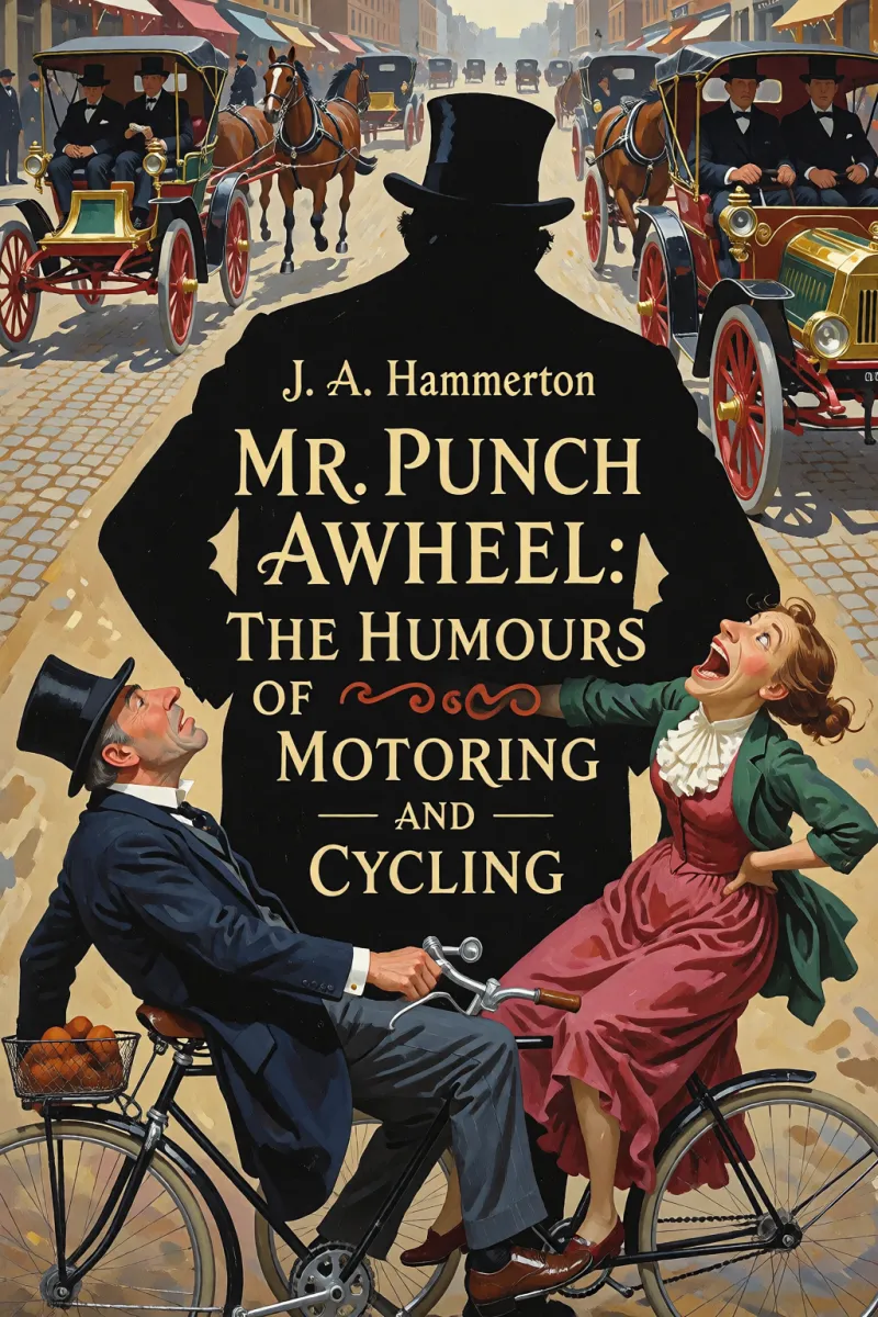 Cover of Mr. Punch Awheel: The Humours of Motoring and Cycling by J. A. Hammerton