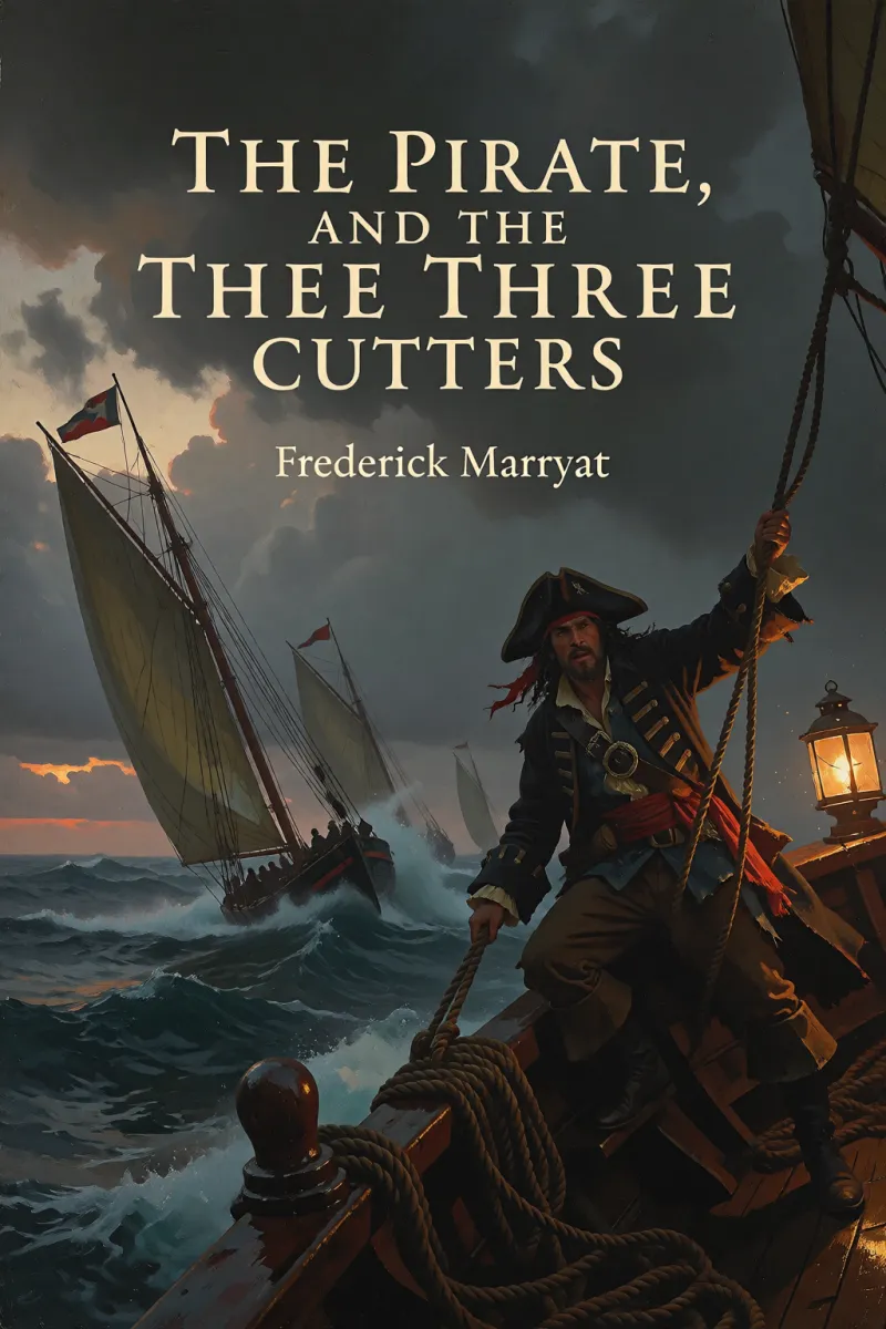 Cover of The Pirate, and The Three Cutters by Frederick Marryat