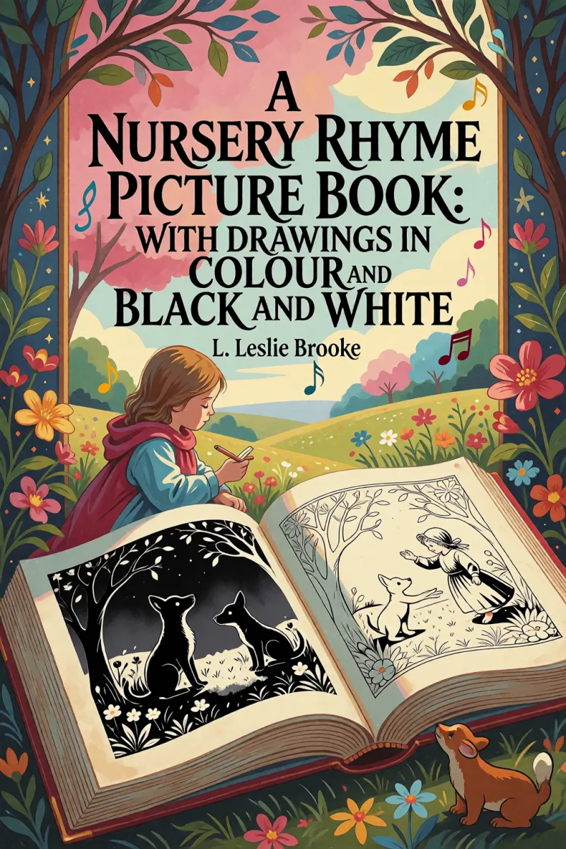 Cover of A Nursery Rhyme Picture Book: With Drawings in Colour and Black and White by L. Leslie Brooke