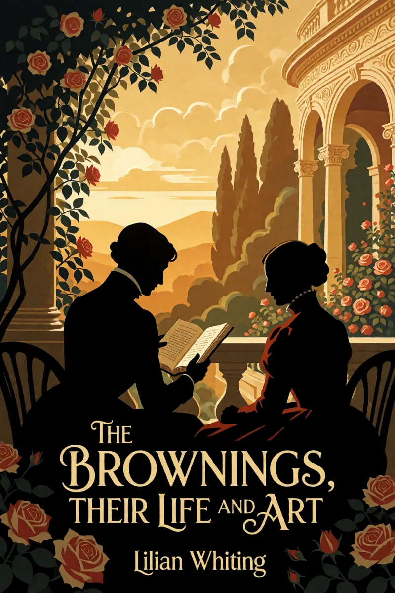 Cover of The Brownings, Their Life and Art by Lilian Whiting