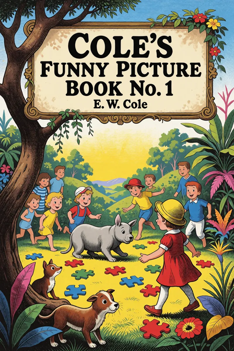 Cover of Cole's Funny Picture Book No. 1 by E. W. Cole