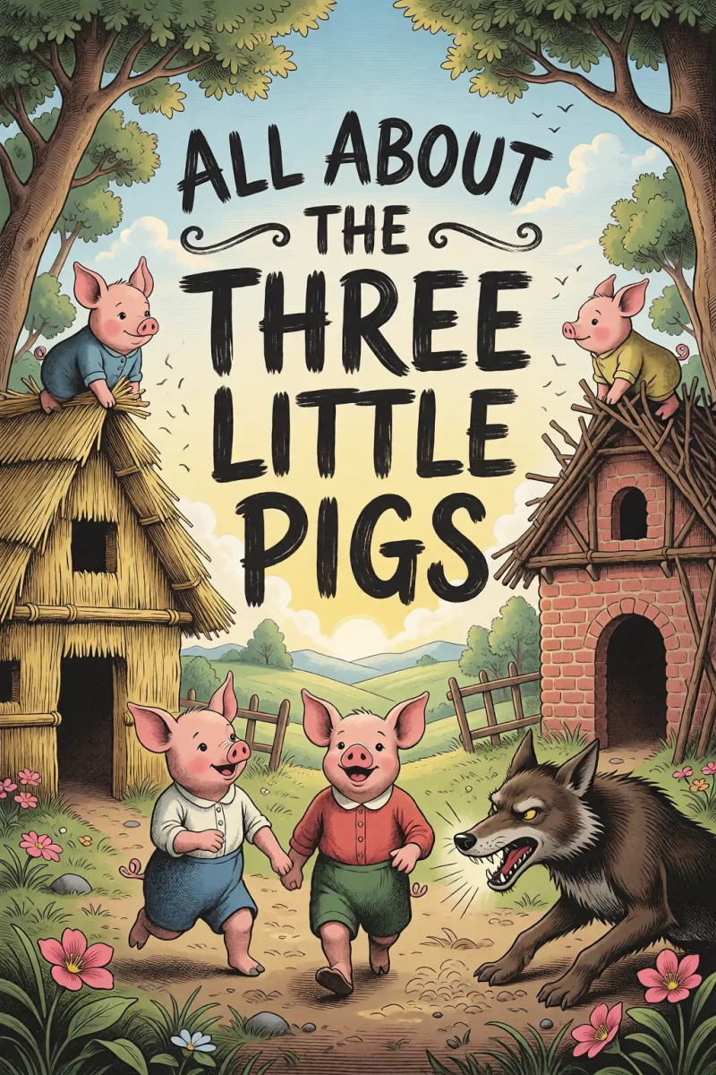 Cover of All About the Three Little Pigs by Anonymous