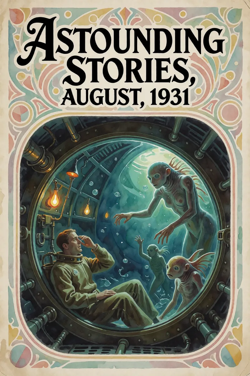Cover of Astounding Stories, August, 1931 by Various