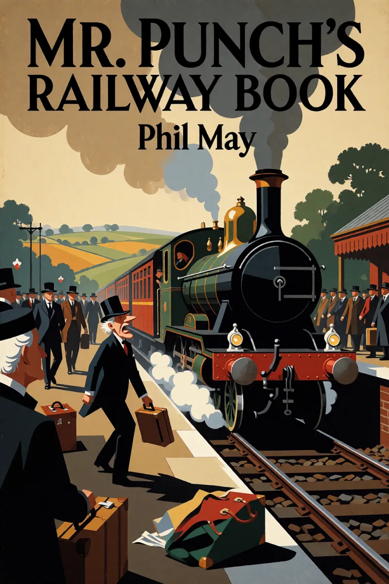 Cover of Mr. Punch's Railway Book by Phil May