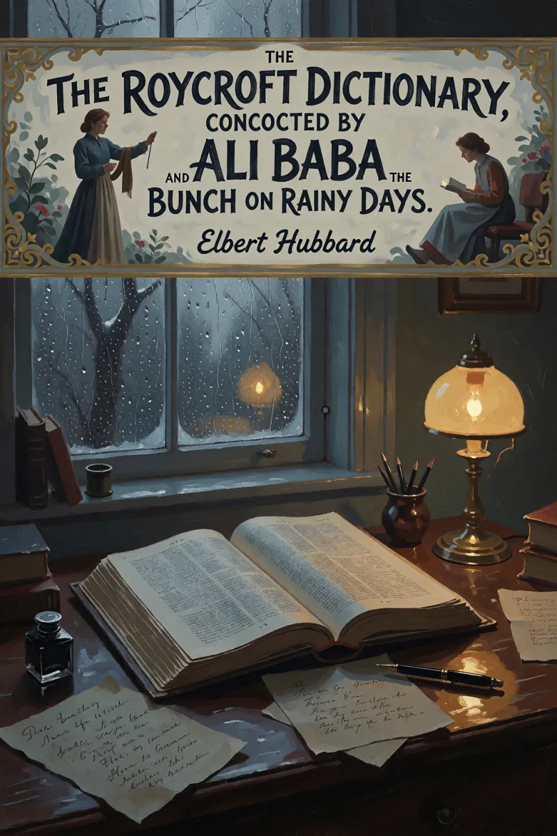 Cover of The Roycroft Dictionary, Concocted by Ali Baba and the Bunch on Rainy Days. by Elbert Hubbard