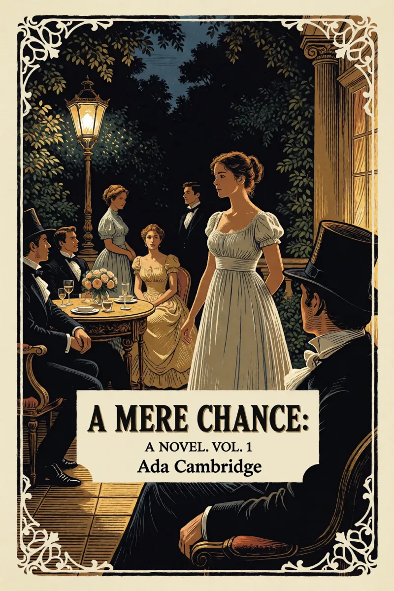 Cover of A Mere Chance: A Novel. Vol. 1 by Ada Cambridge