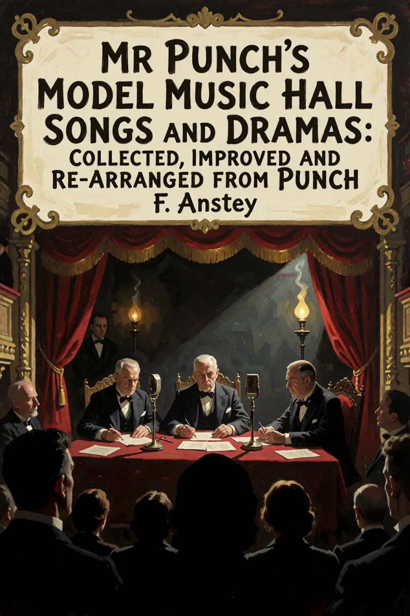 Cover of Mr Punch's Model Music Hall Songs and Dramas: Collected, Improved and Re-arranged from Punch by F. Anstey