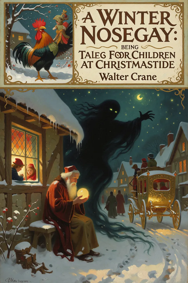 Cover of A Winter Nosegay: Being Tales for Children at Christmastide by Walter Crane