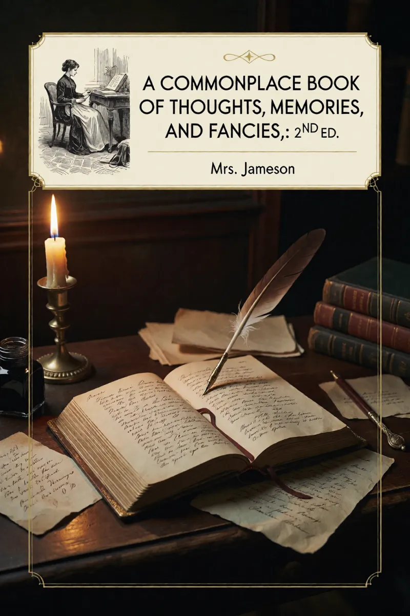 Cover of A Commonplace Book of Thoughts, Memories, and Fancies.: 2nd ed. by Mrs. Jameson