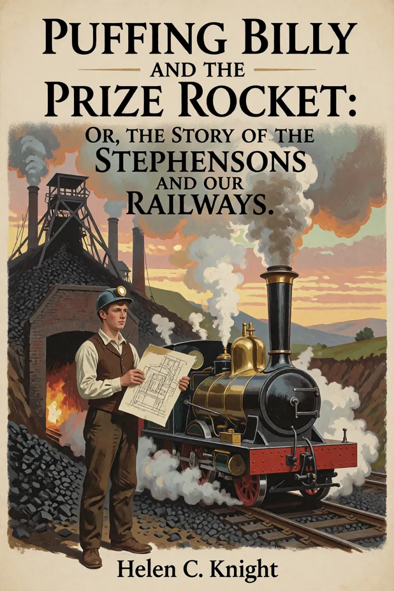 Cover of "Puffing Billy" and the Prize "Rocket": or, the story of the Stephensons and our Railways. by Helen C. Knight