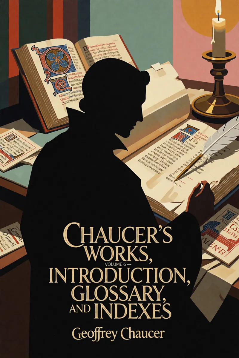 Cover of Chaucer's Works, Volume 6 — Introduction, Glossary, and Indexes by Geoffrey Chaucer