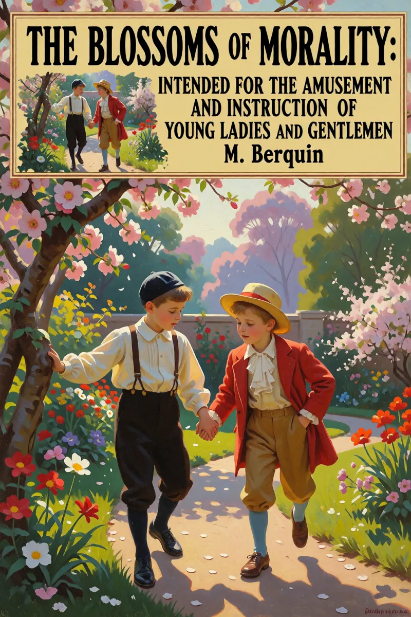 Cover of The Blossoms of Morality: Intended for the Amusement and Instruction of Young Ladies and Gentlemen by M. Berquin