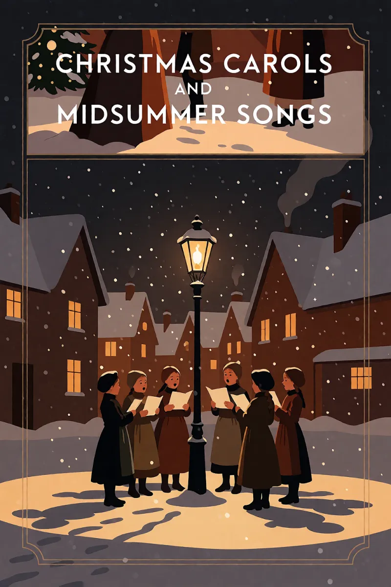 Cover of Christmas Carols and Midsummer Songs by Various