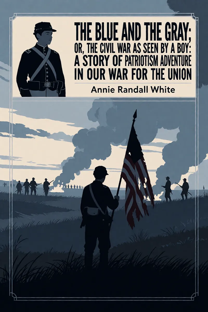 Cover of The Blue and the Gray; Or, The Civil War as Seen by a Boy: A Story of Patriotism and Adventure in Our War for the Union by Annie Randall White