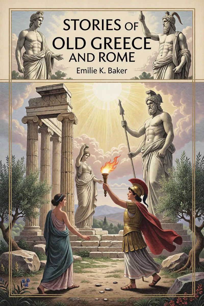 Cover of Stories of Old Greece and Rome by Emilie K. Baker