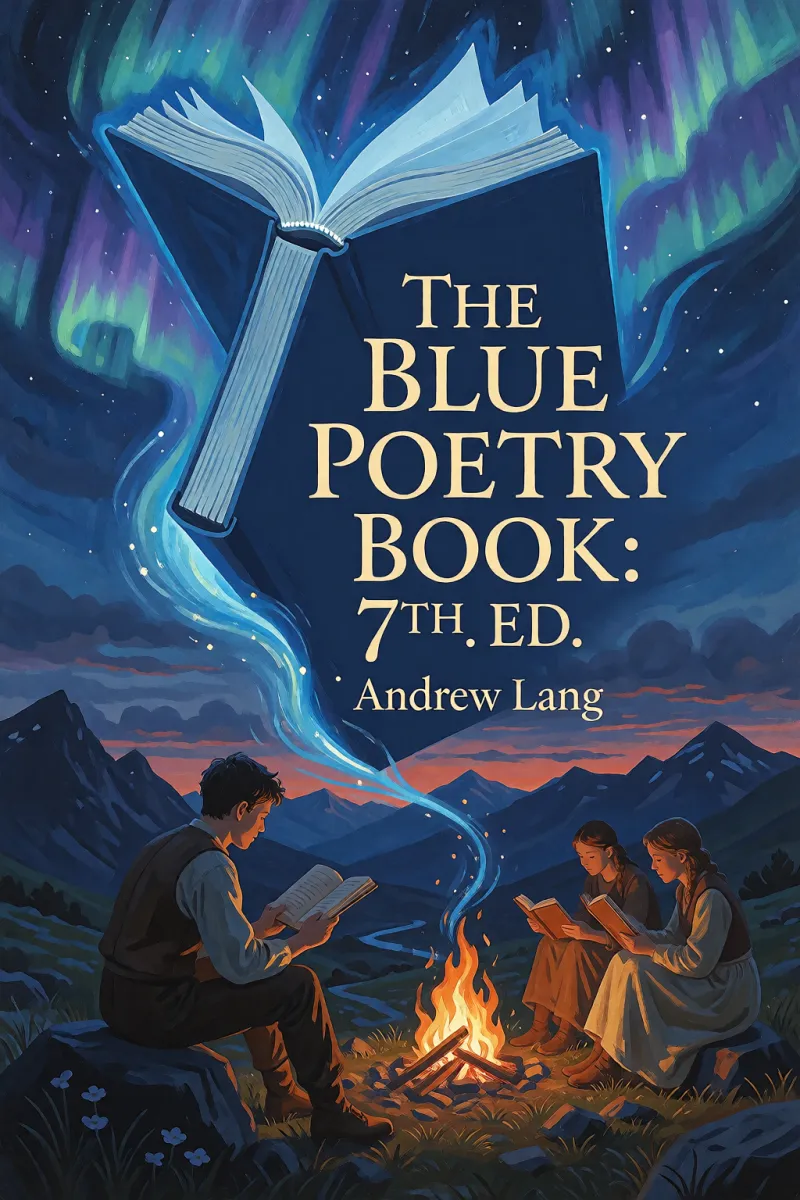 Cover of The Blue Poetry Book: 7th. Ed. by Andrew Lang