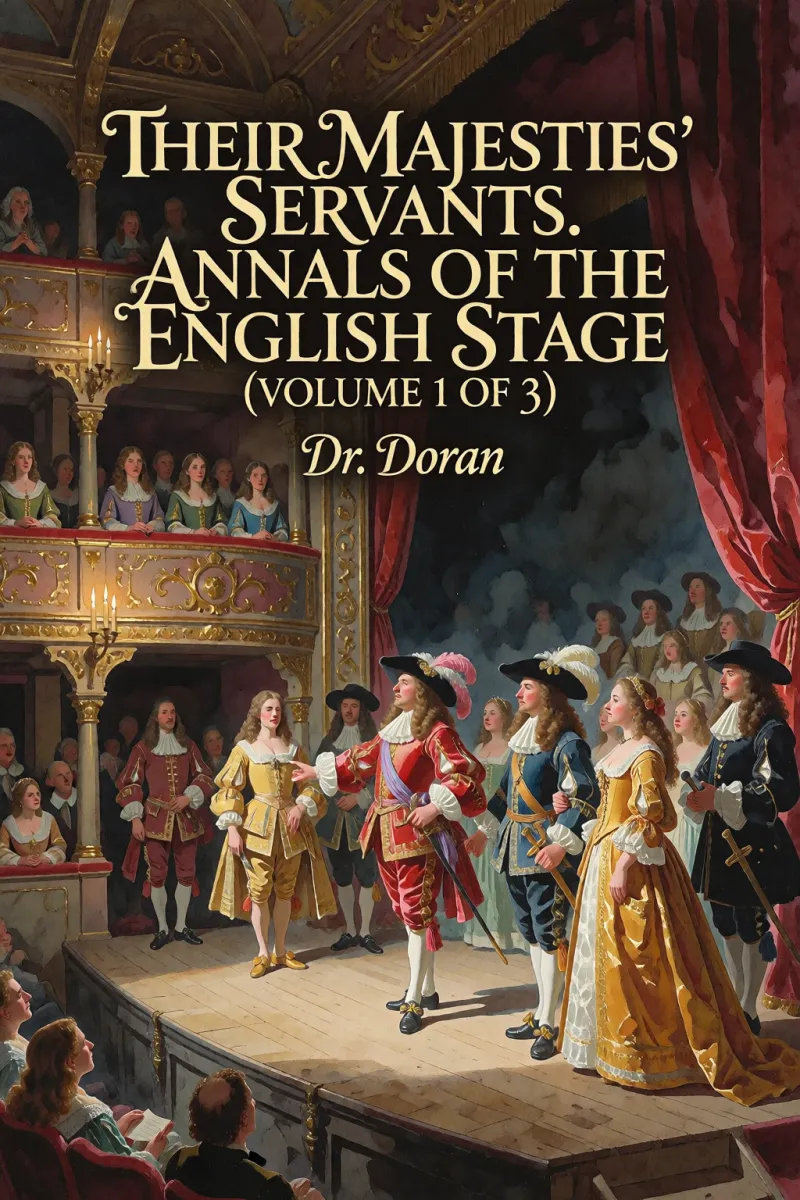 Cover of "Their Majesties' Servants." Annals of the English Stage (Volume 1 of 3) by Dr. Doran