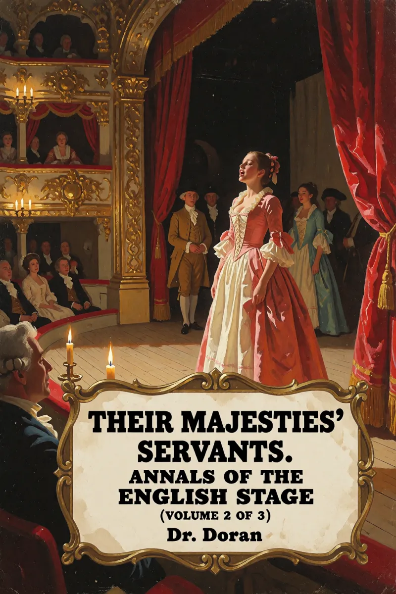Cover of "Their Majesties' Servants." Annals of the English Stage (Volume 2 of 3) by Dr. Doran