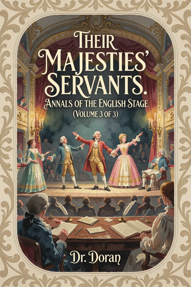 Cover of "Their Majesties' Servants." Annals of the English Stage (Volume 3 of 3) by Dr. Doran