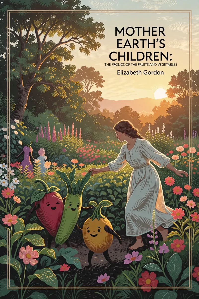 Cover of Mother Earth's Children: The Frolics of the Fruits and Vegetables by Elizabeth Gordon