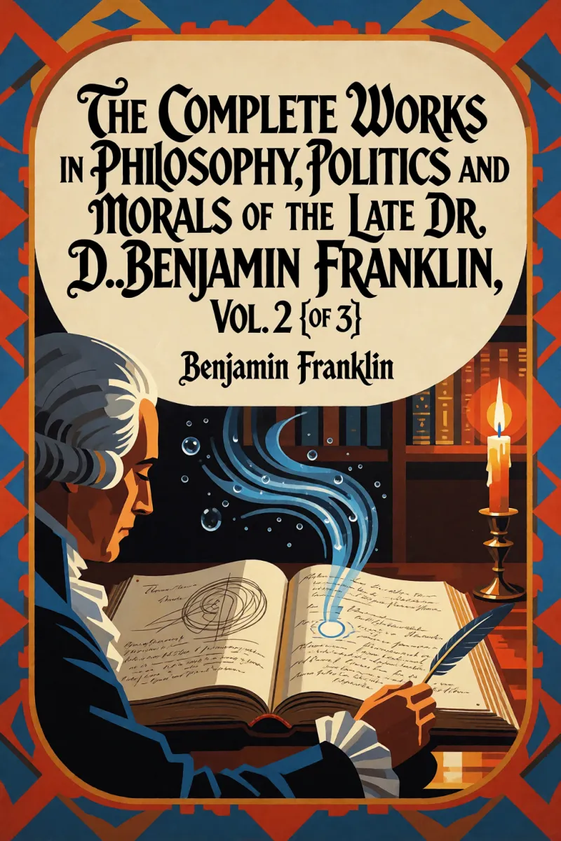 Cover of The Complete Works in Philosophy, Politics and Morals of the late Dr. Benjamin Franklin, Vol. 2 [of 3] by Benjamin Franklin