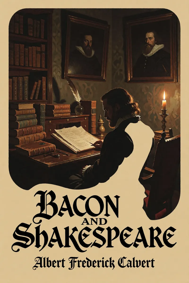 Cover of Bacon and Shakespeare by Albert Frederick Calvert