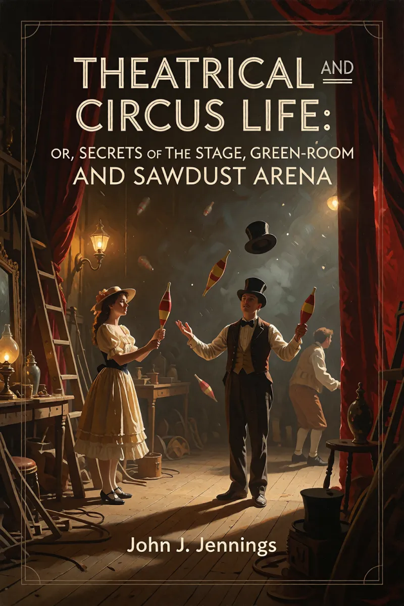Cover of Theatrical and Circus Life: or, Secrets of the Stage, Green-Room and Sawdust Arena by John J. Jennings