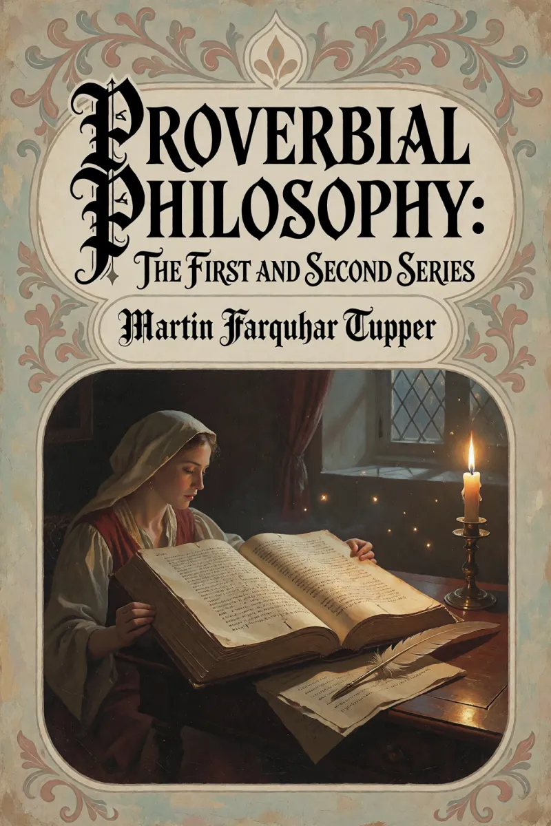 Cover of Proverbial Philosophy: The First and Second Series by Martin Farquhar Tupper