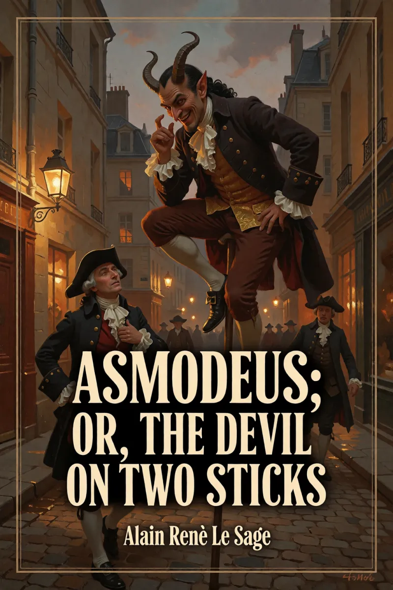 Cover of Asmodeus; or, The Devil on Two Sticks by Alain René Le Sage