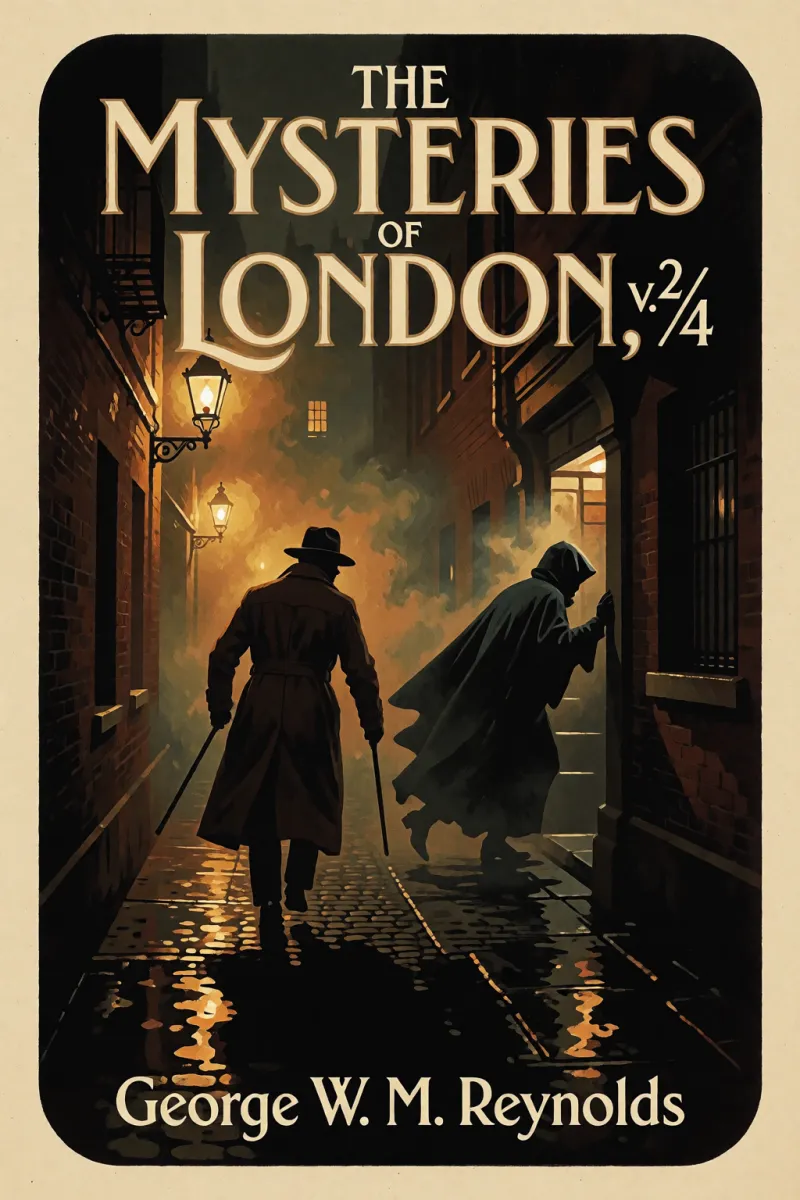 Cover of The Mysteries of London, v. 2/4 by George W. M. Reynolds
