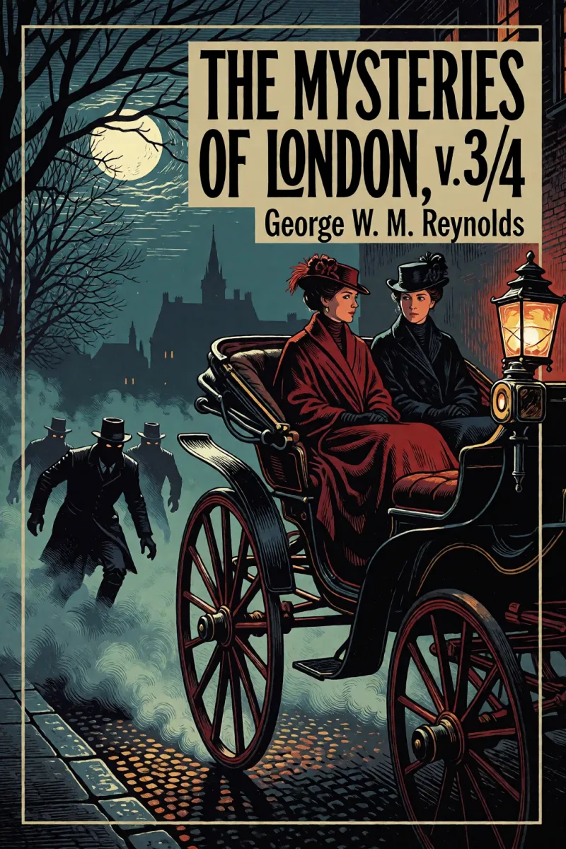 Cover of The Mysteries of London, v. 3/4 by George W. M. Reynolds