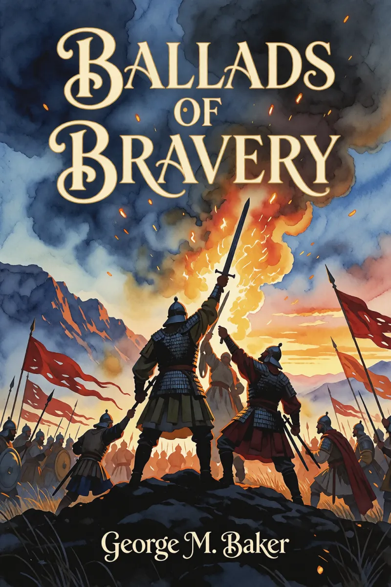 Cover of Ballads of Bravery by George M. Baker