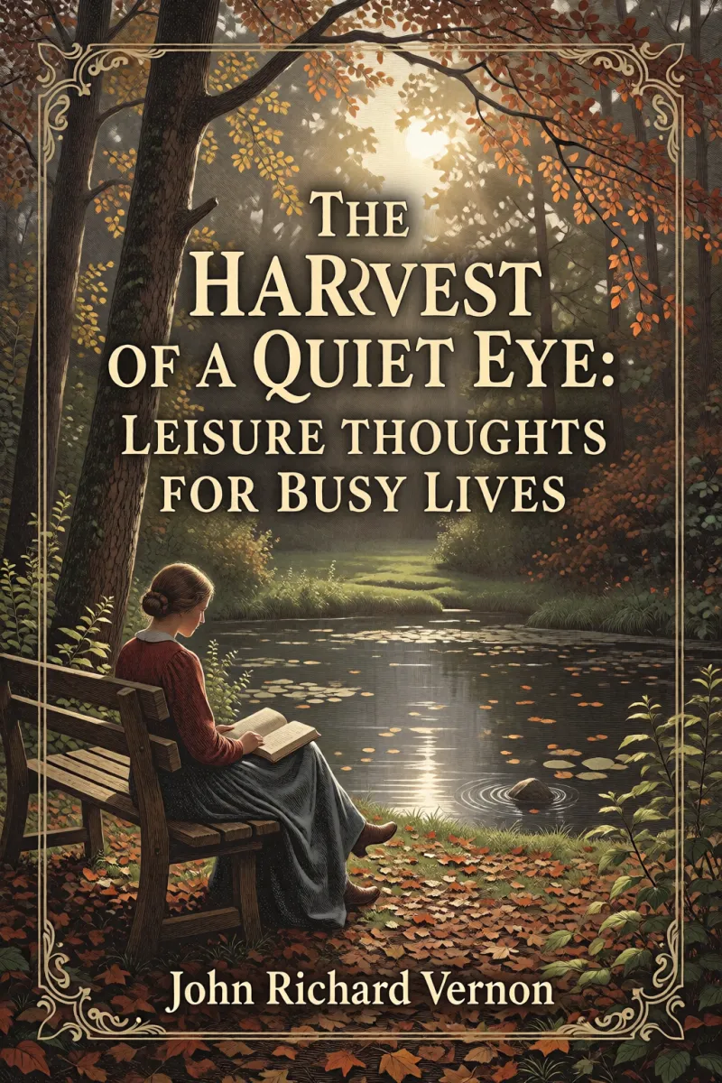 Cover of The Harvest of a Quiet Eye: Leisure Thoughts for Busy Lives by John Richard Vernon