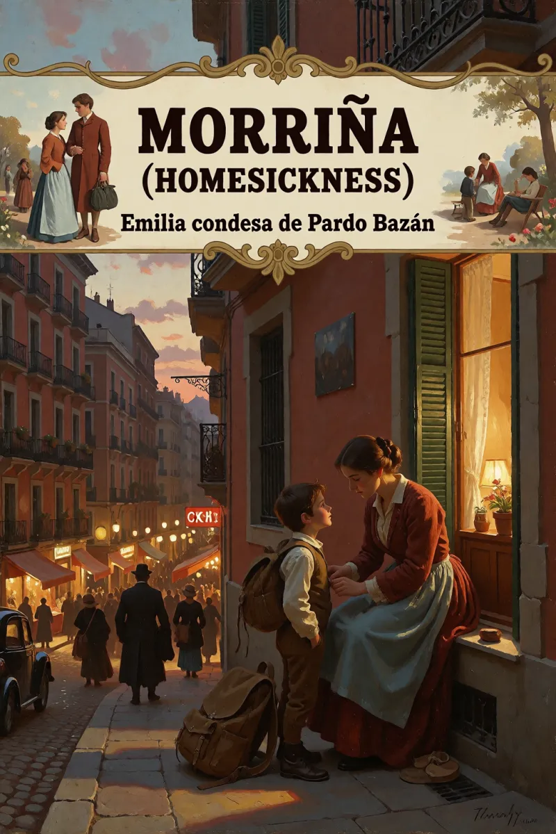 Cover of Morriña (Homesickness) by Emilia condesa de Pardo Bazán