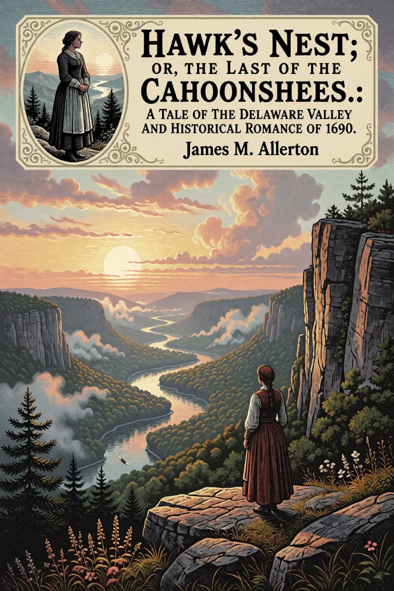 Cover of Hawk's Nest; or, The Last of the Cahoonshees.: A Tale of the Delaware Valley and Historical Romance of 1690. by James M. Allerton