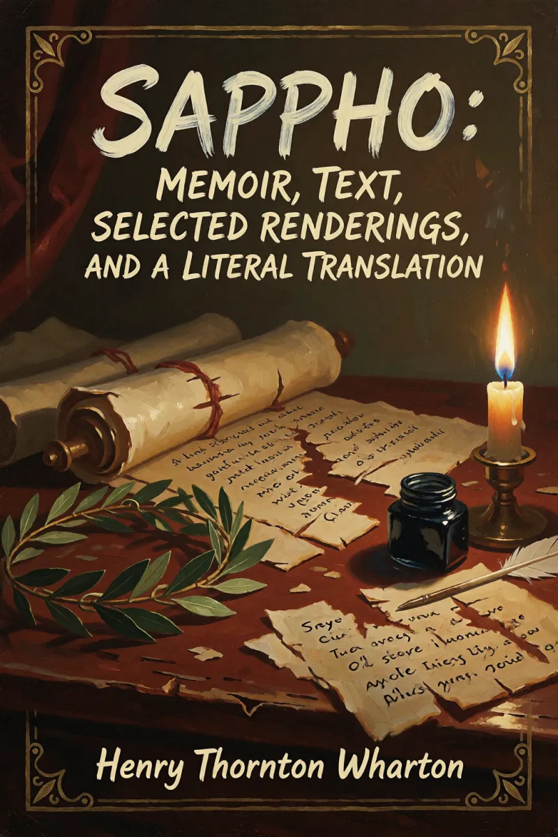 Cover of Sappho: Memoir, text, selected renderings, and a literal translation by Henry Thornton Wharton