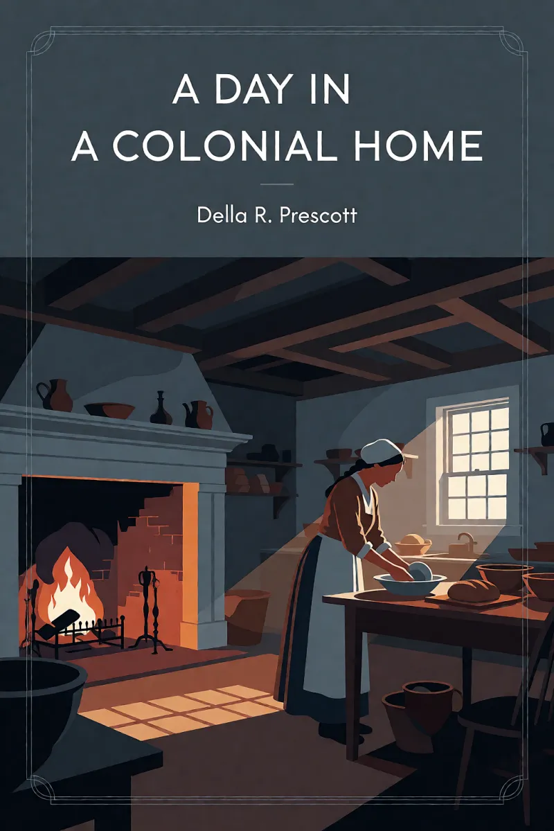 Cover of A Day in a Colonial Home by Della R. Prescott